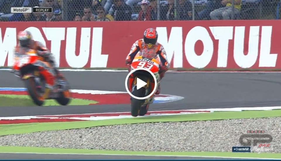 Marquez &#039;prova&#039; il taglio della &#039;variante Rossi&#039;