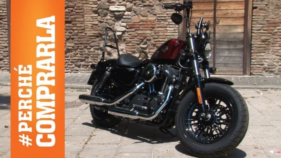 Moto - Test: Harley-Davidson Sportster Forty-Eight 2016: Perché comprarla... e perché no [VIDEO]