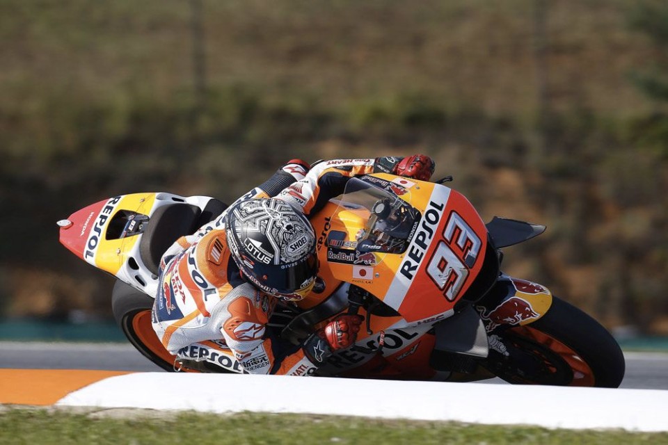 Marquez: nuovo forcellone? per ora uso il vecchio