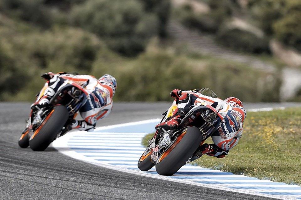 Marc Marquez closes-in on Pedrosa