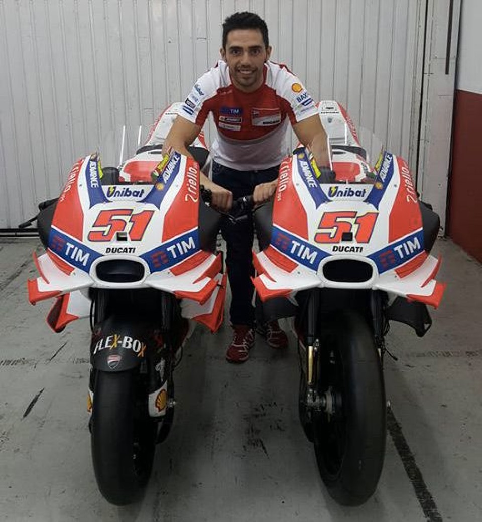 Pirro: finiti i test con la Ducati GP17 a Valencia