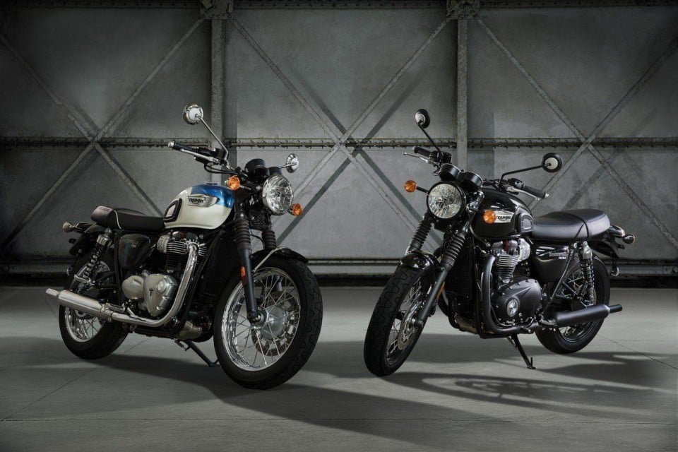 Moto - News: Triumph T100 e T100 Black m.y. 2017 Moto - News: Triumph T100 e T100 Black m.y. 2017