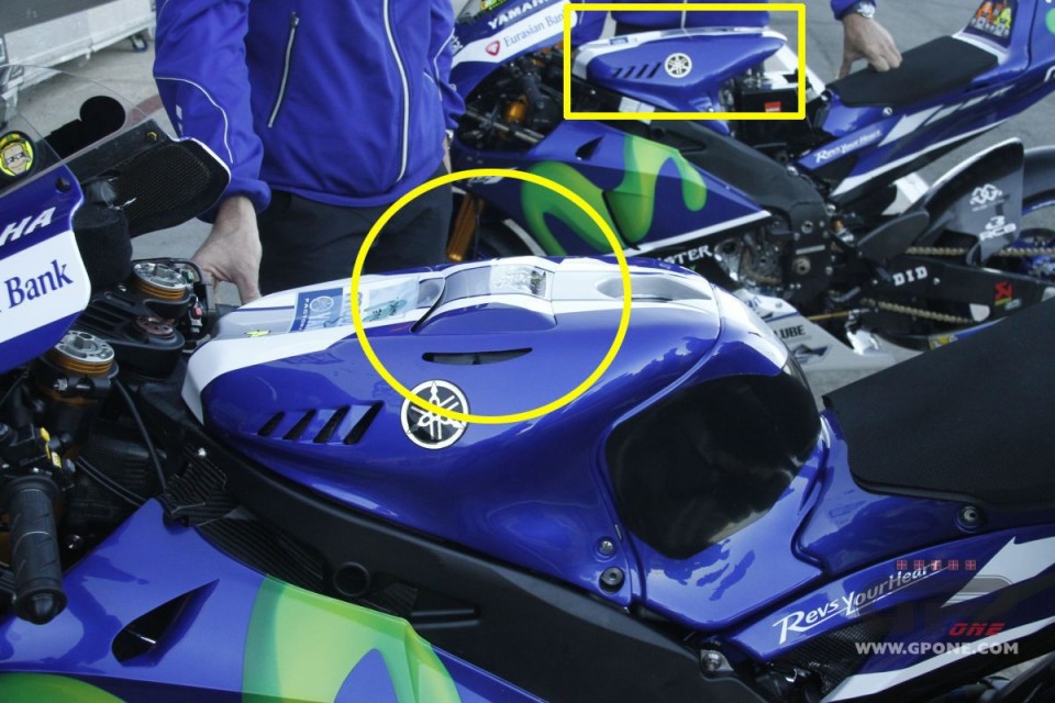 La Yamaha di Rossi ha messo la 'gobba'