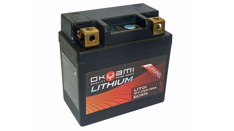 Moto - News: Okyami LiFeP04, la nuova batteria agli ioni di litio