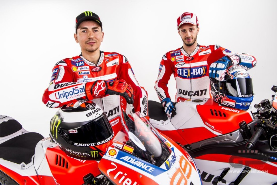 TUTTE LE FOTO. Lorenzo, Dovizioso e la Ducati 2017