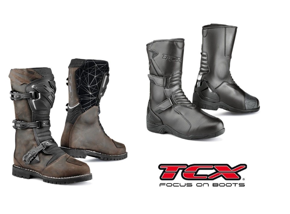 Moto - News: TCX ed i nuovi Spoke e Drifter WP: dal touring all'on-off