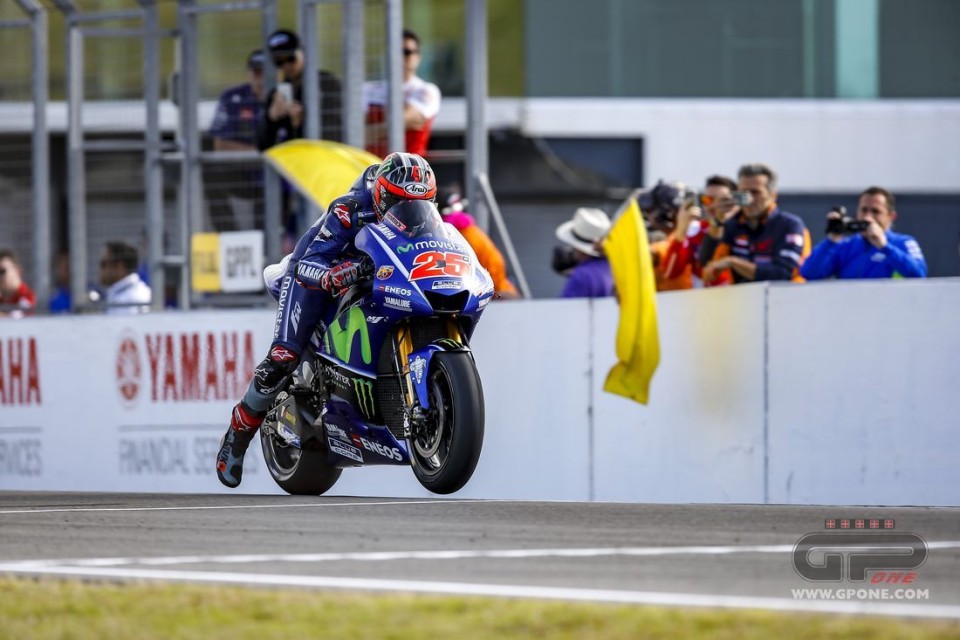 MotoGP: Phillip Island: Vinales continua a brillare, male Rossi
