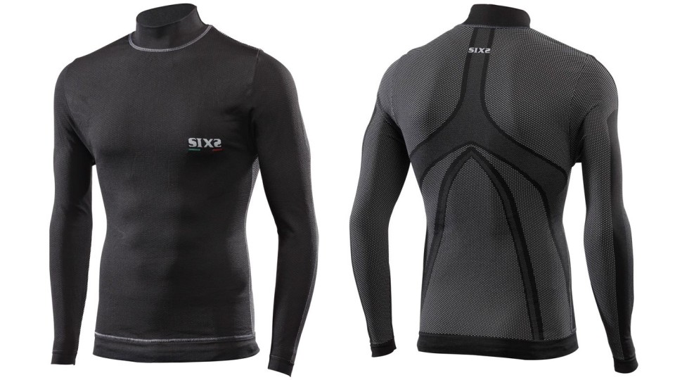 Moto - News: Sixs: TS4 Plus e STX High Neck, arriva il Carbon Uderwear