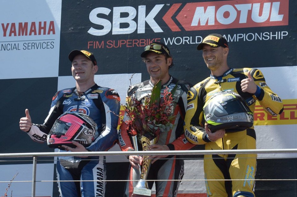 SBK: West on the podium with a borrowed engine