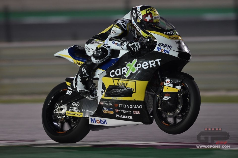 Moto2: FP1: Luthi si impone, 4° Morbidelli 