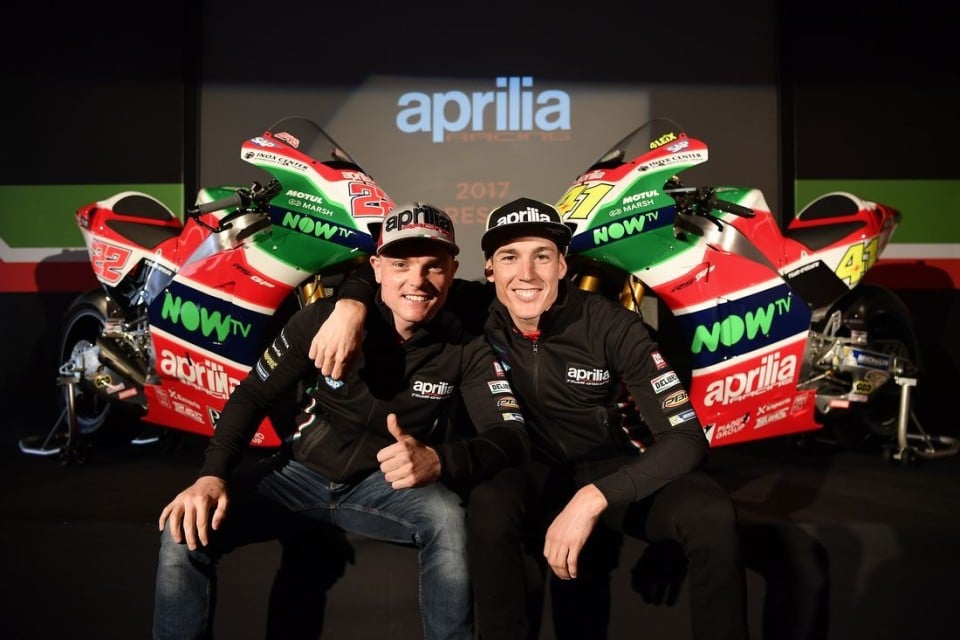 MotoGP: Espargarò e Lowes: fratelli... d'Aprilia