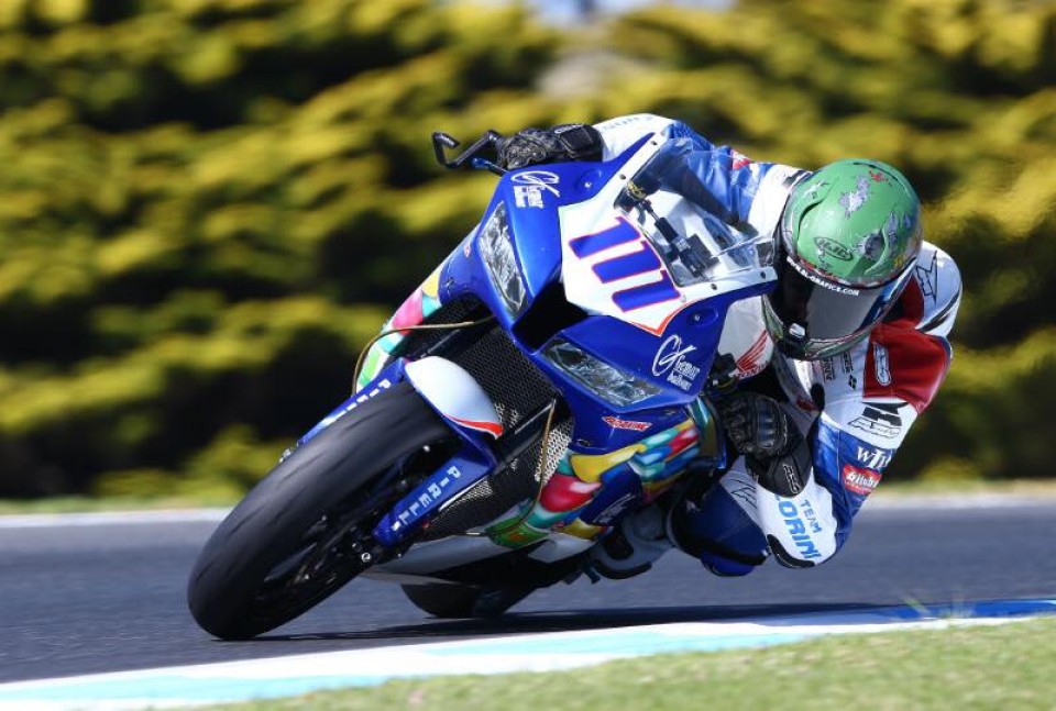 SBK: SSP, FP1: Smith beffa Cluzel, 7° Gamarino