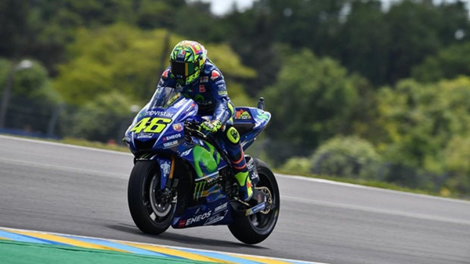 Moto - News: MotoGP, l'arma a doppio taglio di Rossi a Le Mans