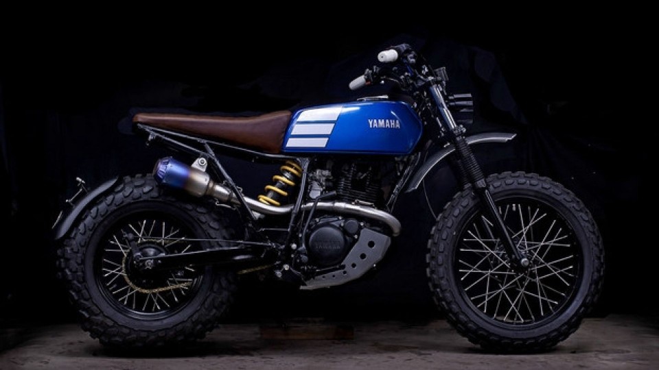 Moto - News: Yamaha TW200 by Lanesplitter Garage: realizzata quasi interamente a mano