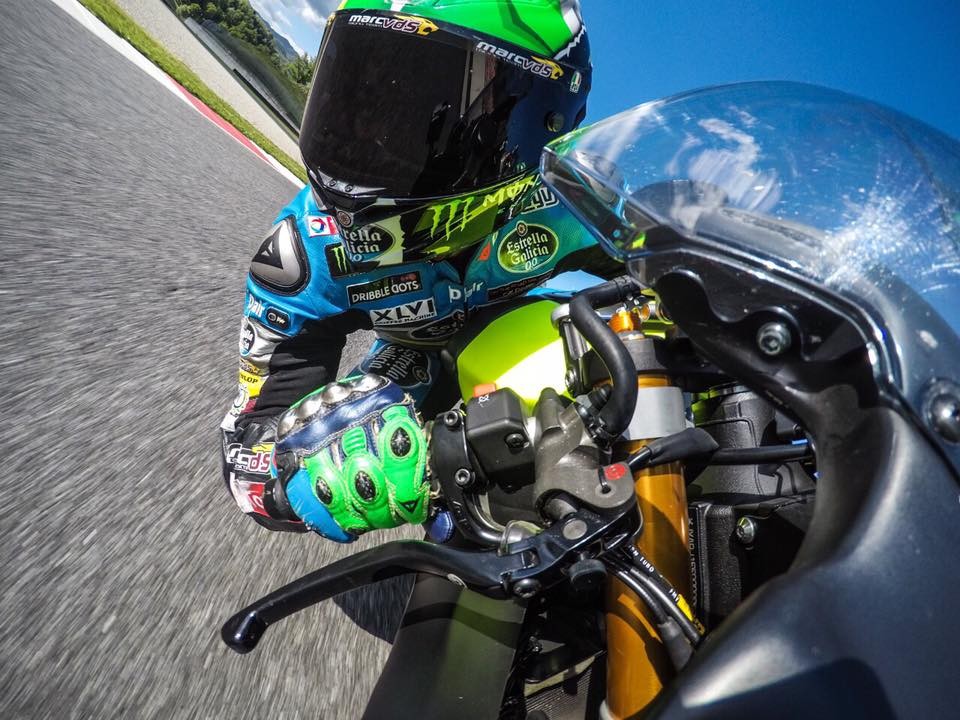Moto2: Franco Morbidelli, selfie al Mugello su facebook