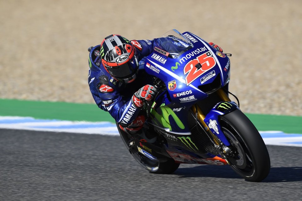 MotoGP: Test Jerez: Vinales di misura su Marquez, 21° Rossi