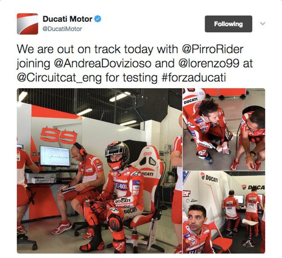 MotoGP: Lorenzo, Dovizioso and Pirro start the test in Barcelona