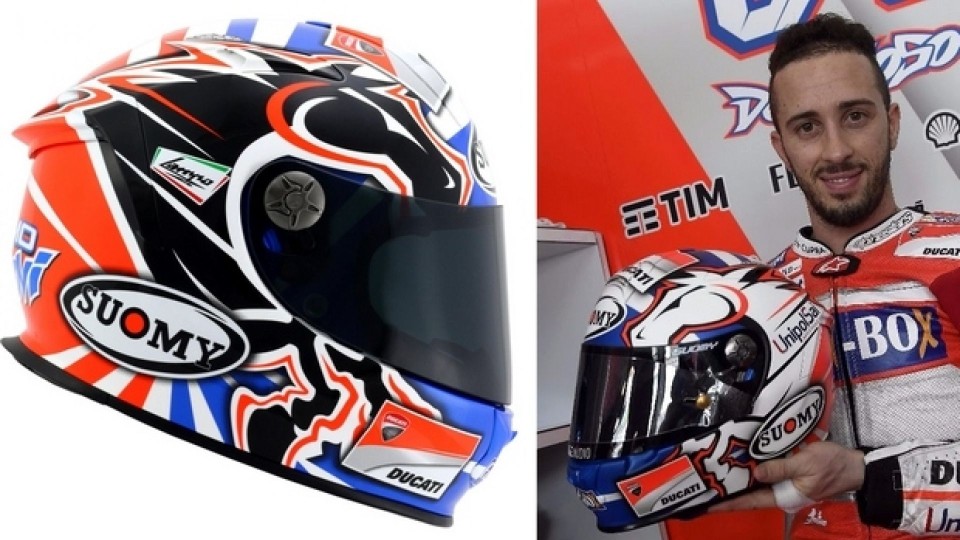 Moto - News: Suomy SR Sport Dovizioso GP 2017: il casco vincitore al Mugello e a Barcellona