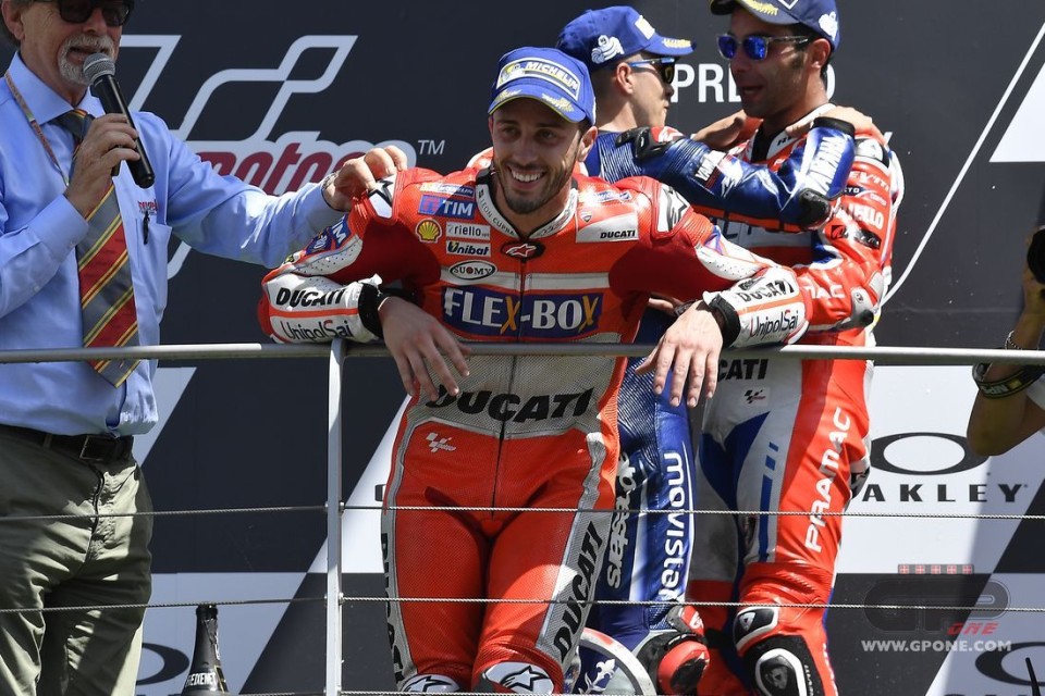 MotoGP: Dovizioso: vincere al Mugello fa piangere