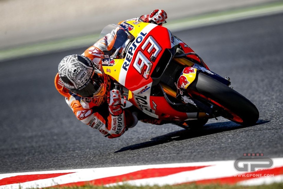 MotoGP: Test Barcellona: Marquez regola Vinales sul finale