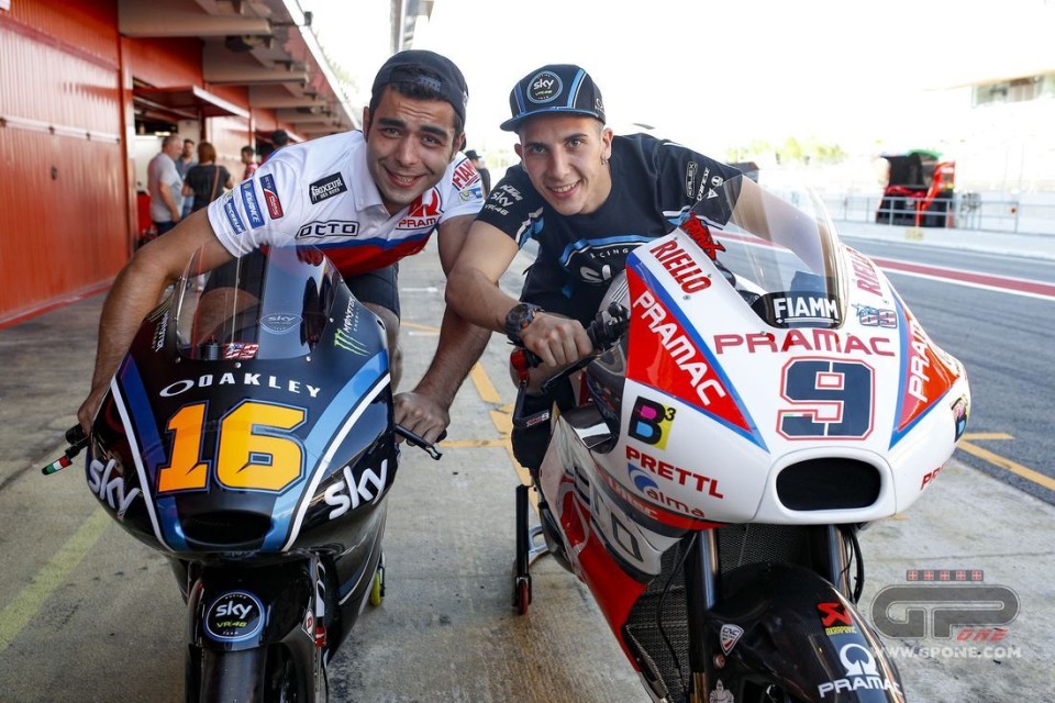 MotoGP: Petrucci e Migno si scambiano le moto MotoGP: Petrucci e Migno si scambiano le moto
