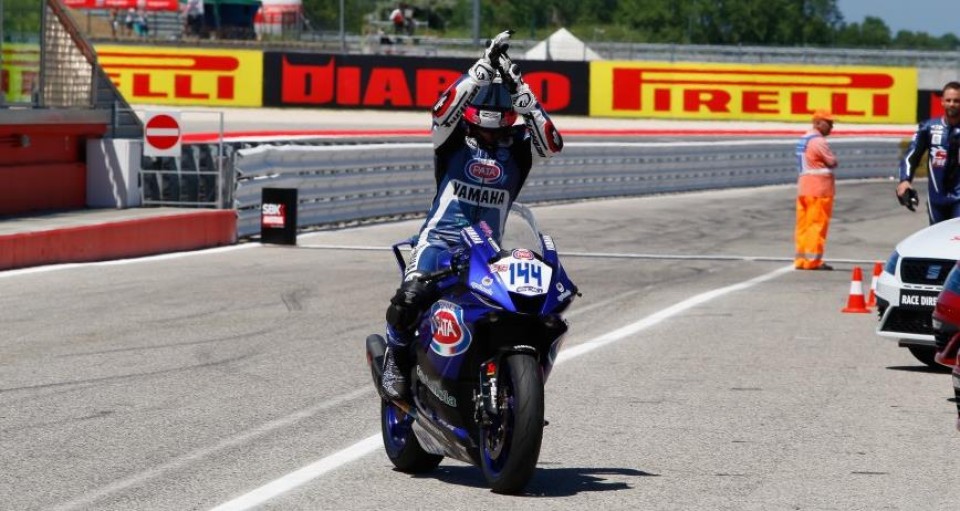 SBK: SS600; Mahias scalda il warm up a Misano