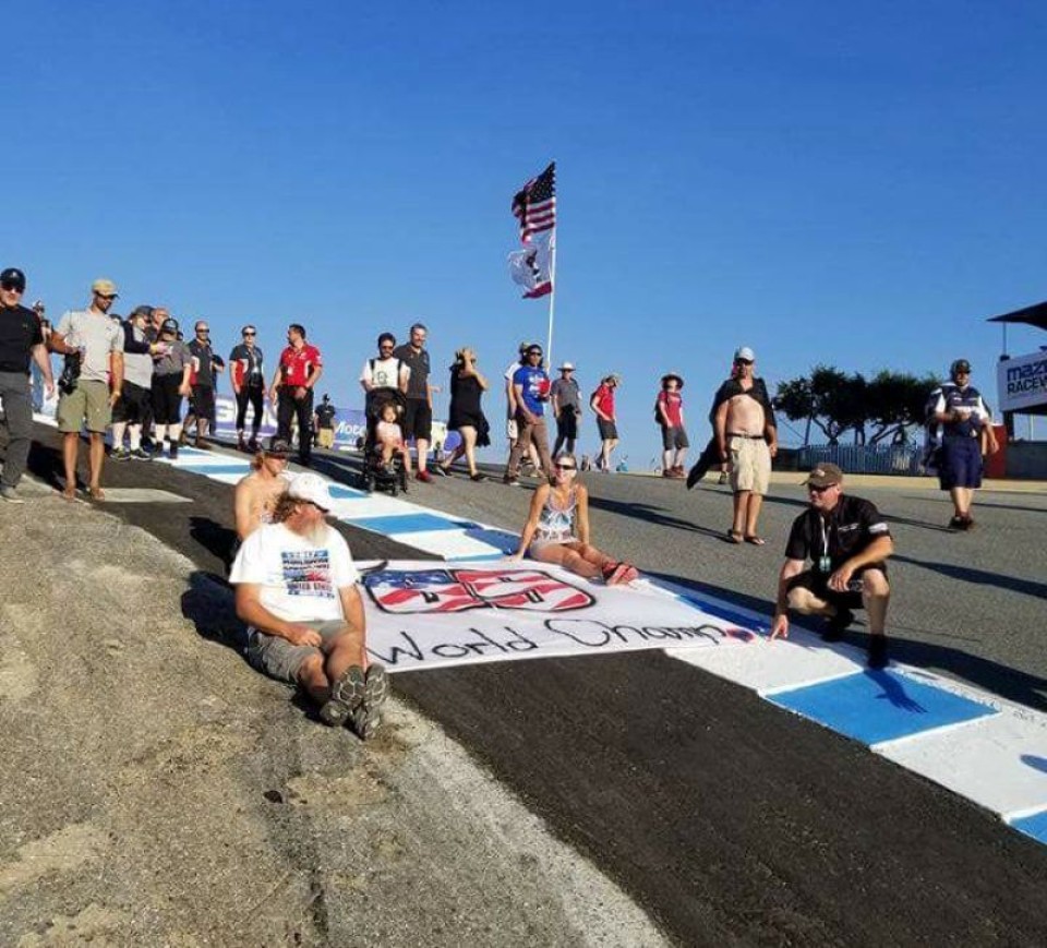 SBK: Laguna Seca remembers Nicky Hayden, #69 shines at the Corkscrew