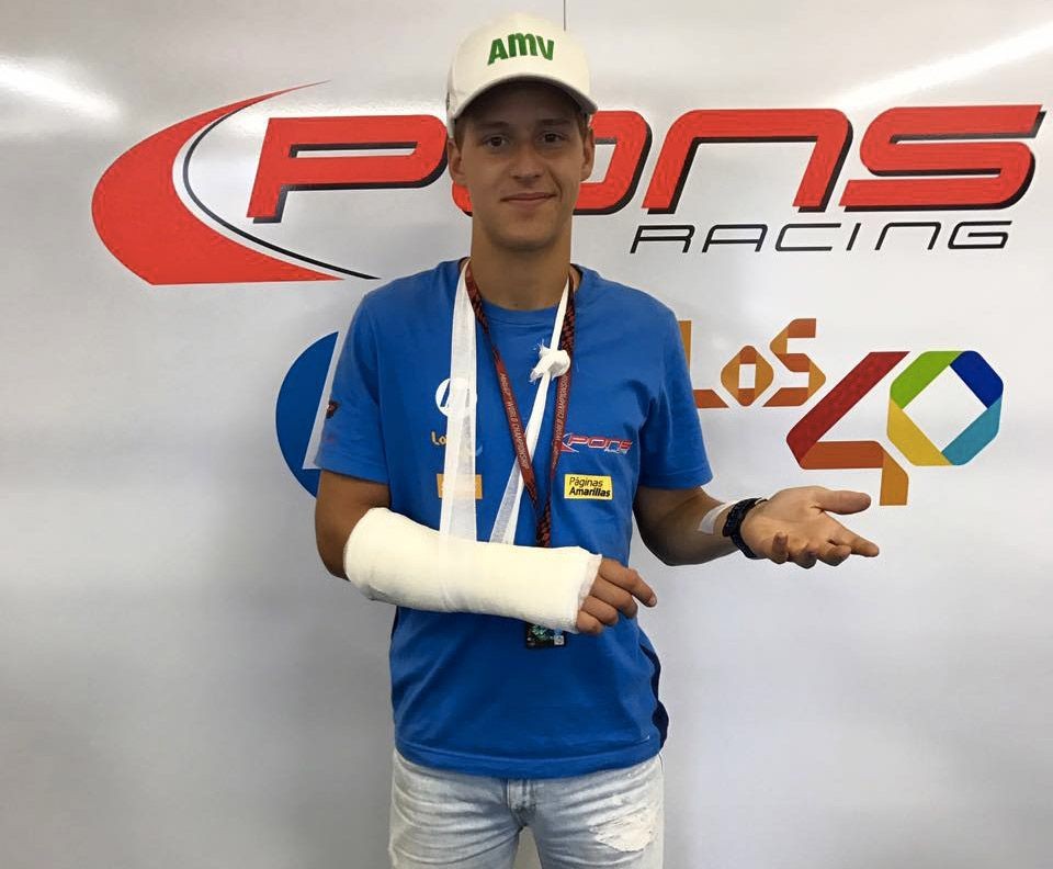 Moto2: Frattura al polso per Fabio Quartararo