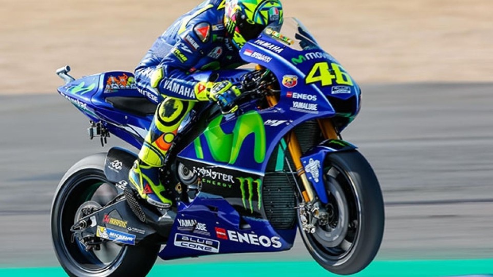 Moto - News: MotoGP, Valentino Rossi prova ancora la R1M a Misano in vista di Aragon