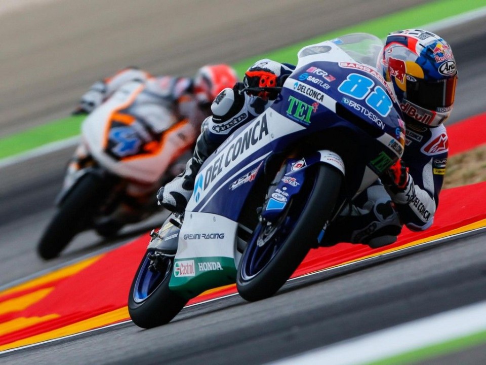 Moto3: QP: Jorge Martin torna in pole ad Aragon