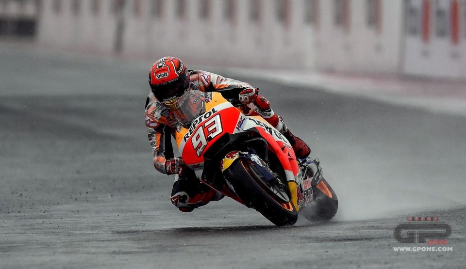 MotoGP: WUP: Marquez ancora a terra, ma è imprendibile sul bagnato