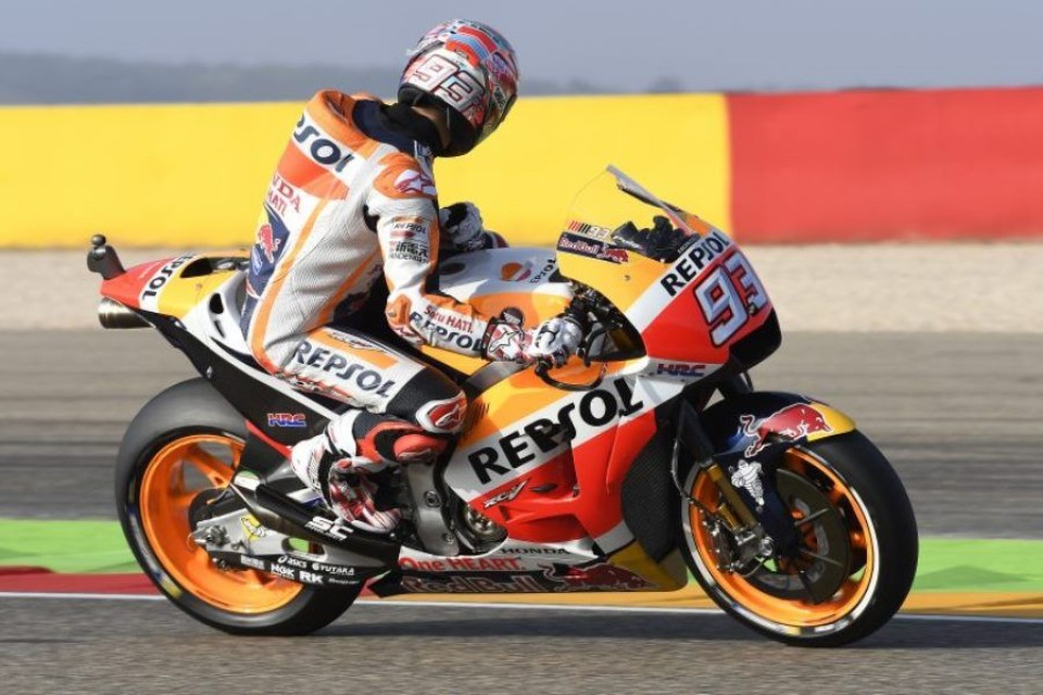 MotoGP: Marquez, vittoria da Mondiale ad Aragon, 5° Rossi