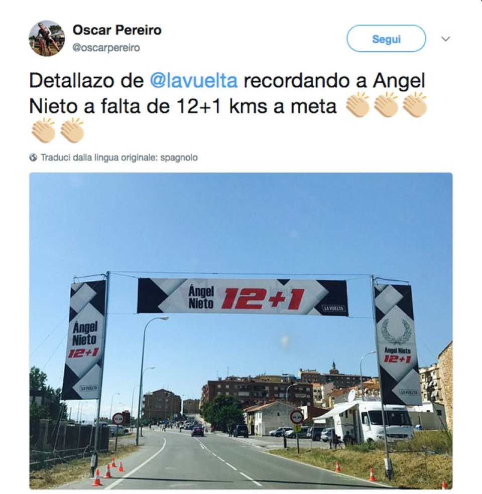 News: La Vuelta rende omaggio ad Angel Nieto