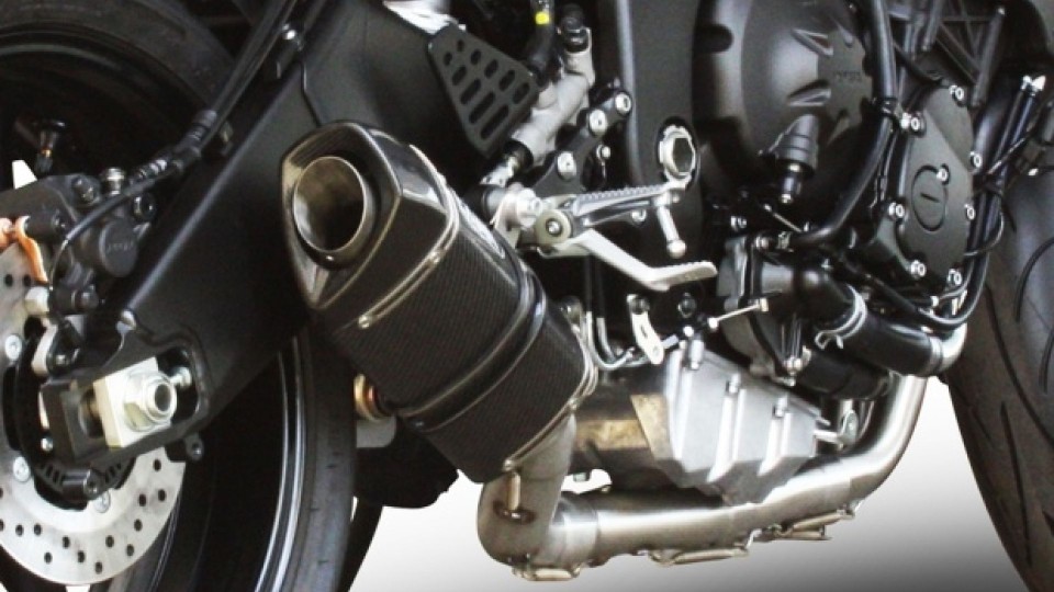 Moto - News: Yamaha YZF R6, il sistema completo Exan aumenta la potenza