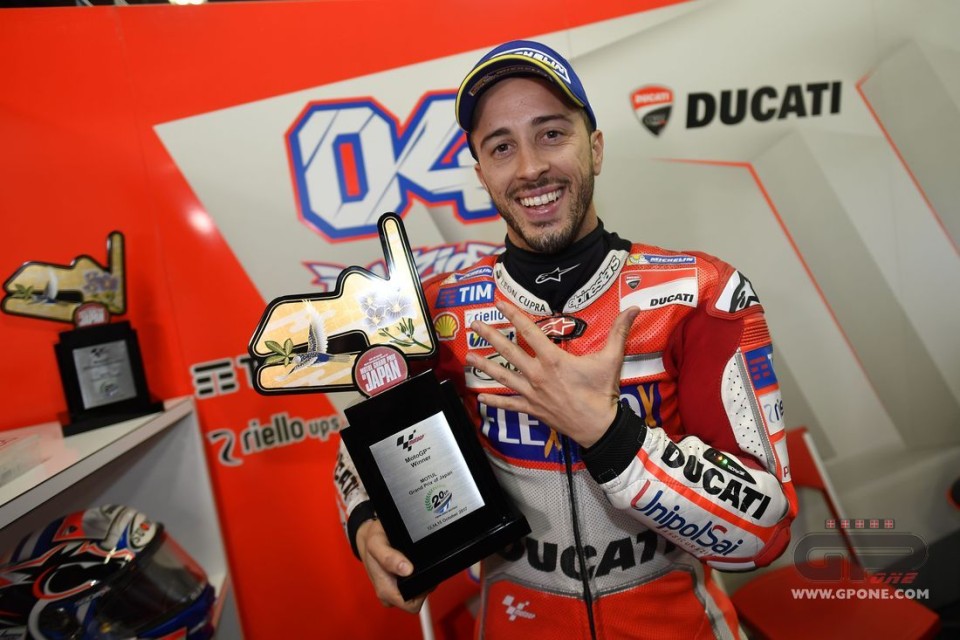 MotoGP: Dovizioso: aver battuto Marquez è dolce ma non abbastanza