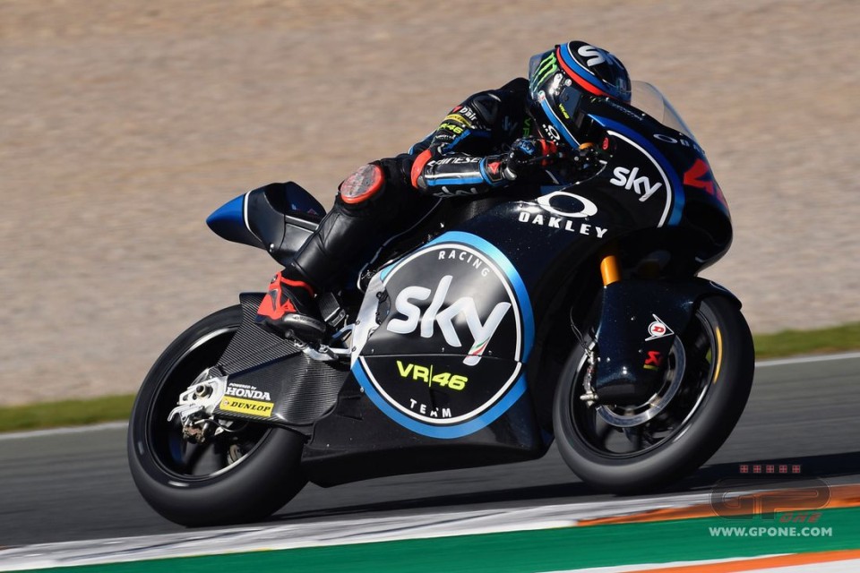 Moto2: Test Valencia: Bagnaia chiude in bellezza