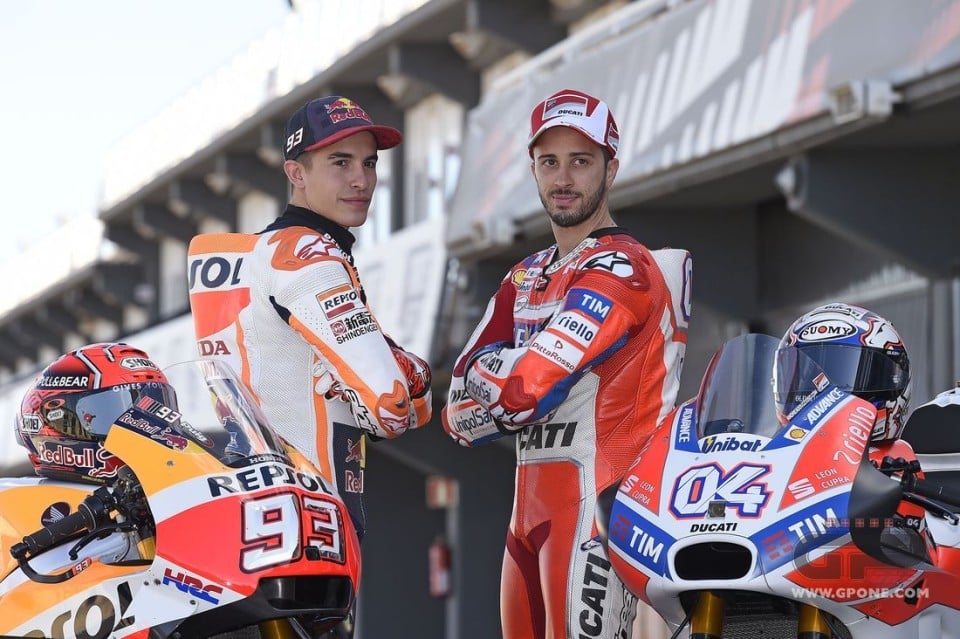 MotoGP: Dovizioso: non ha senso puntare su un errore di Marquez