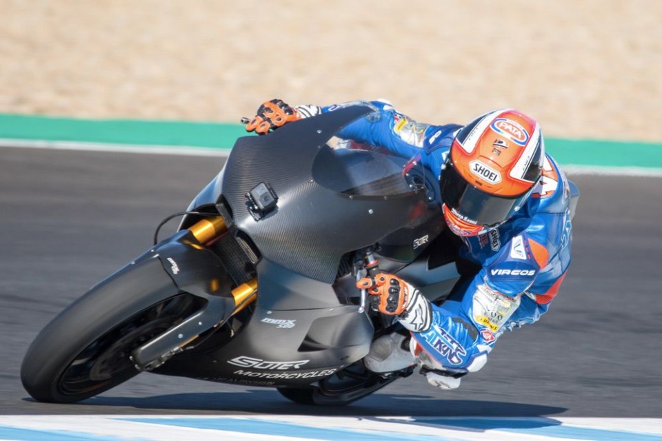 News: 2-stroke charm: Pasini tests the Suter 500