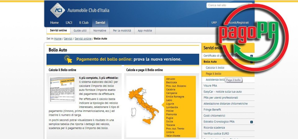 Moto - News: PagoPA: il bollo senza commissioni. Ecco come risparmiare