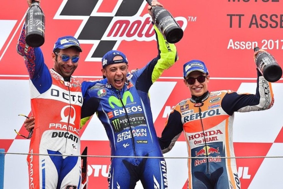 MotoGP: Rossi: gli avversari ricordano 39 anni di sfide