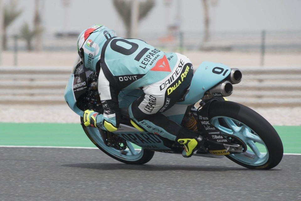 Moto3: Losail WUP: Dalla Porta comanda, Di Giannantonio 2°