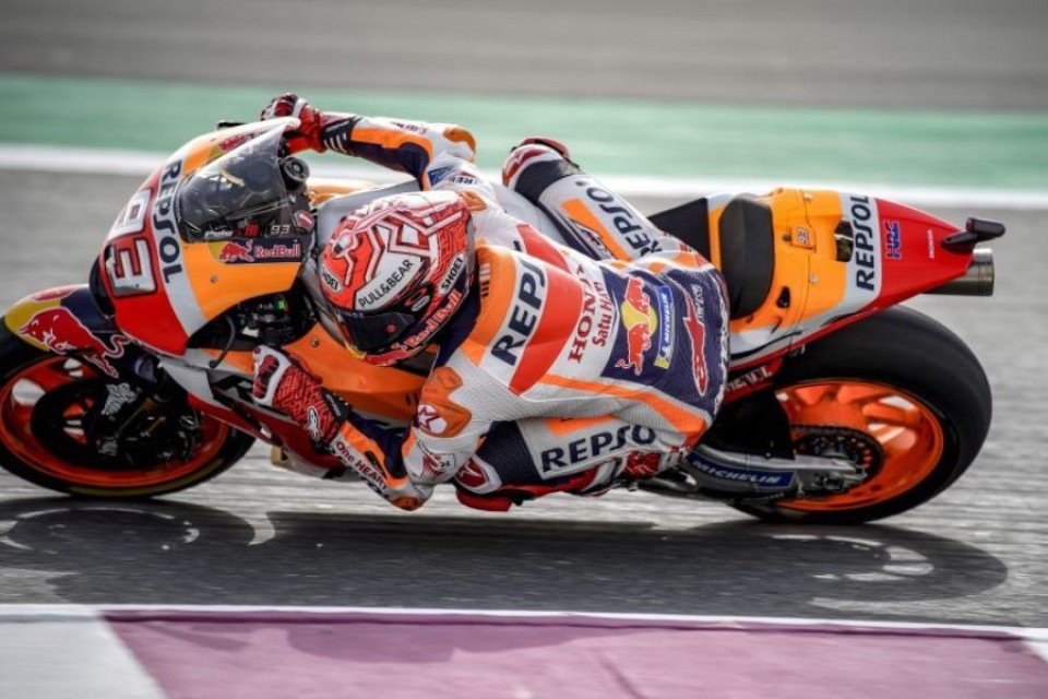 MotoGP: WUP: Marquez brucia le Ducati di Dovizioso e Petrucci