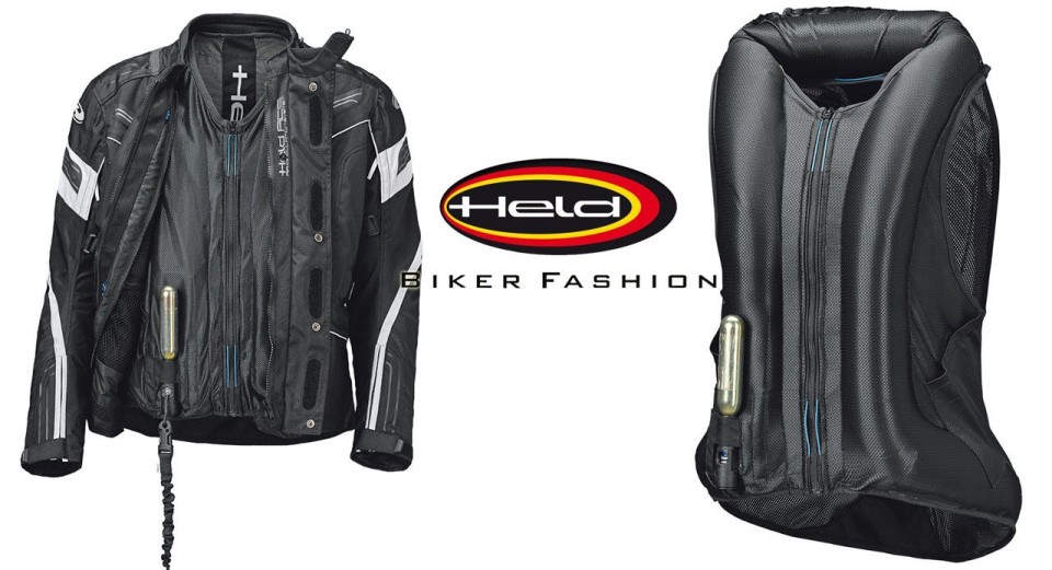 Moto - News: Held e APS (Air Protect System): l'air bag per tutti, il Clip-In Air Vest