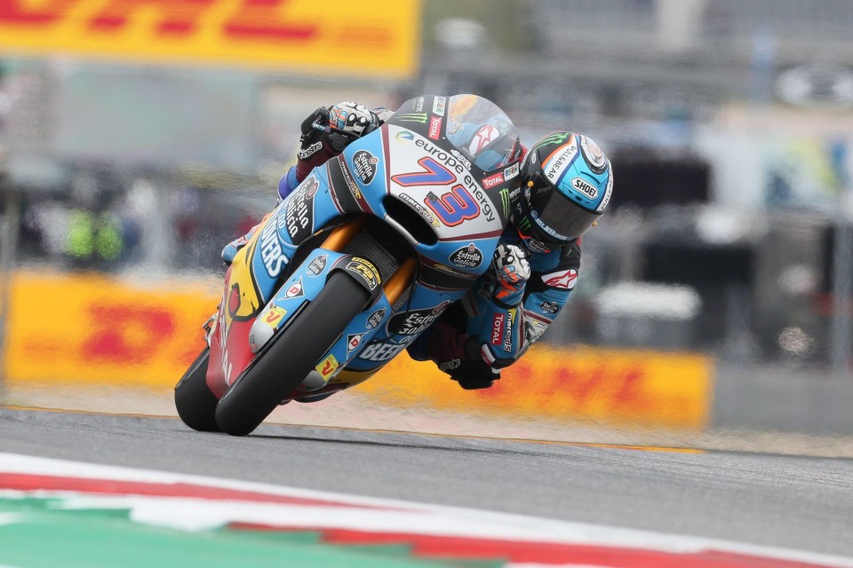 Moto2: Alex Marquez soffia la pole a Sam Lowes, 3° Pasini