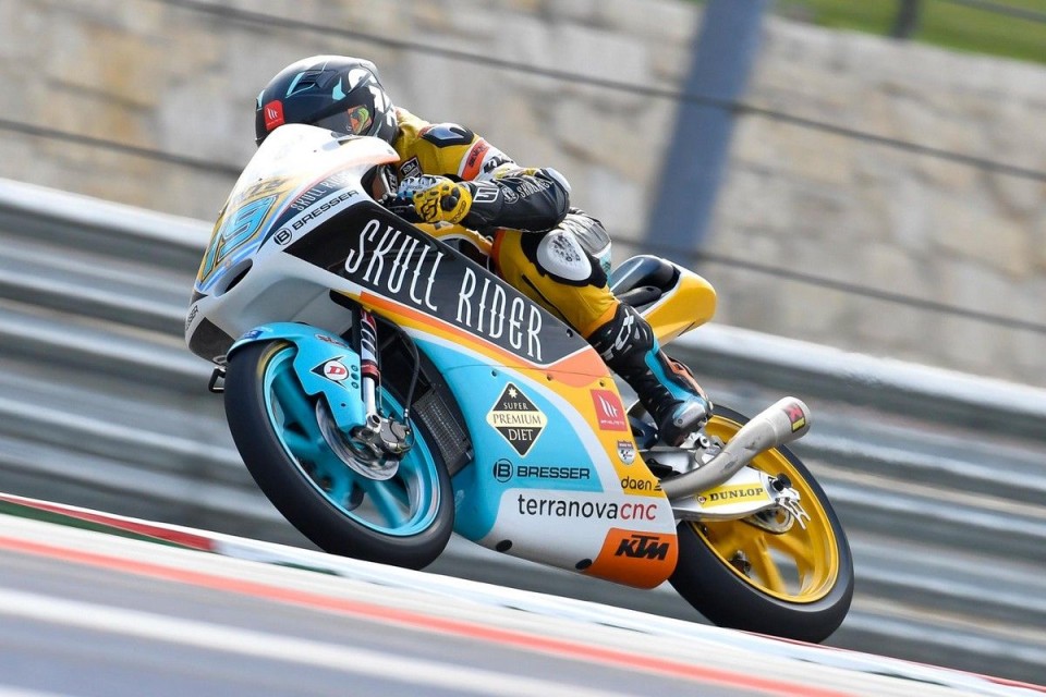 Moto3: WUP: Rodrigo beffa tutti ad Austin, 2° Di Giannantonio