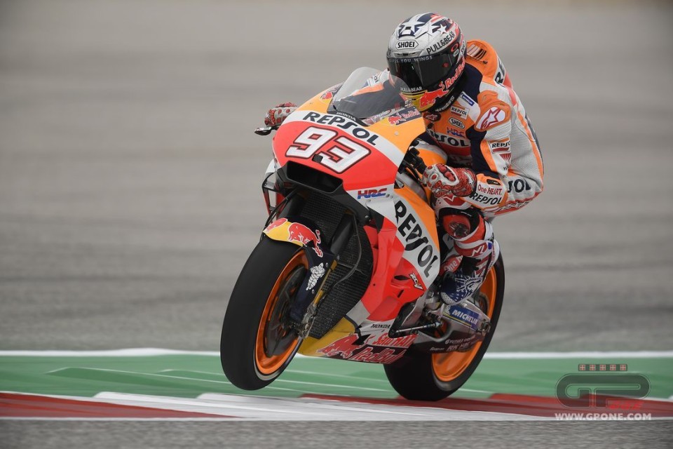 MotoGP: FP1: Duello ad Austin tra Marquez e Rossi: 1° e 2°