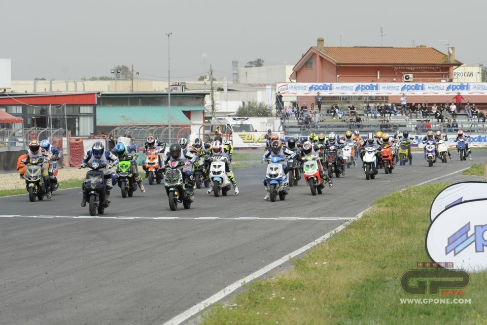 Moto - News: Polini Italian Cup: a Latina è scattato il 2018