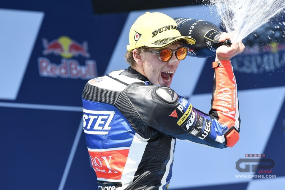 Moto3: Bezzecchi: il 1° posto nel Mondiale? una sorpresa