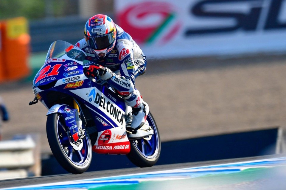 Moto3: Di Giannantonio comanda nelle FP1 di Jerez 