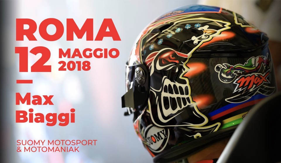 Moto - News: La Suomy incontra Max Biaggi a Roma
